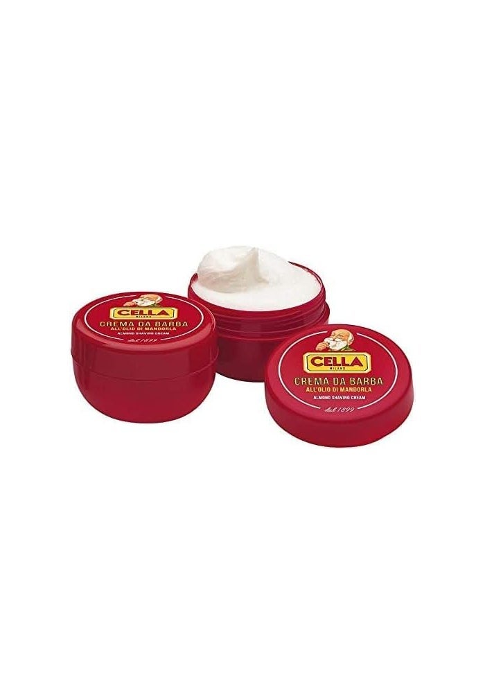Cella Milano Almond Shaving Cream - 150g - Image 5